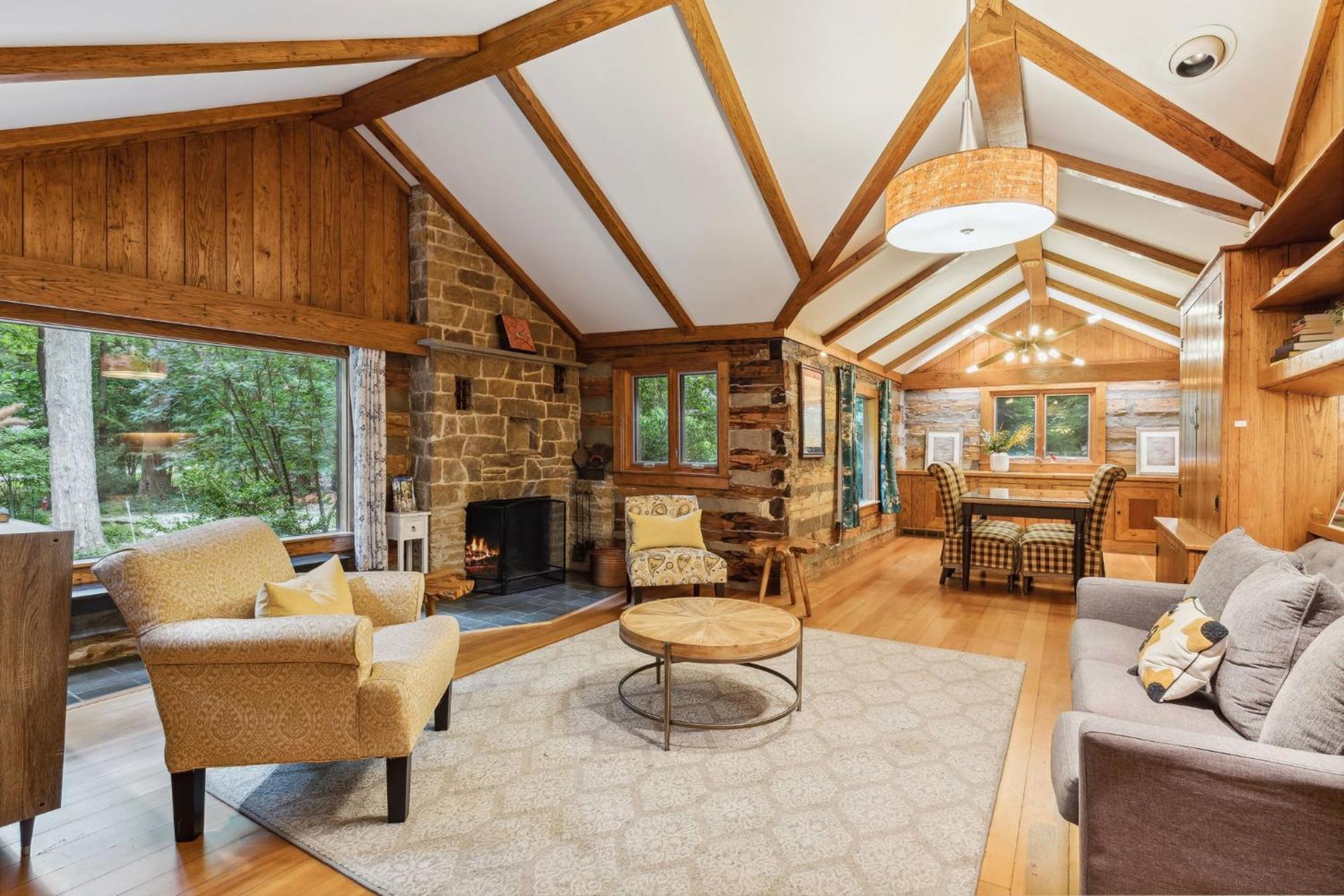 Log Cabin - Natures Oasis - Fire Pit & Gazebo Клівленд Екстер'єр фото